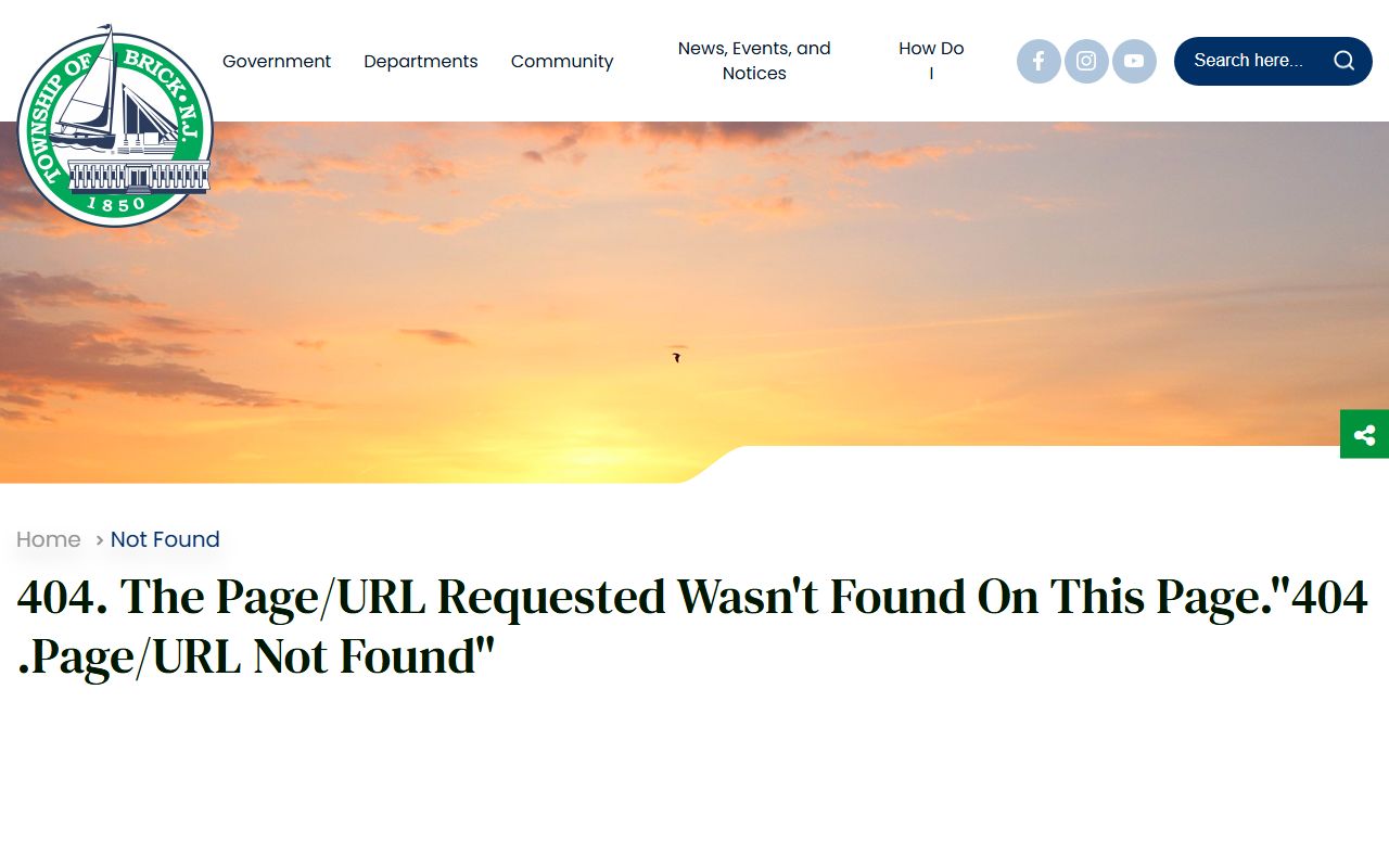 Brick Township bankruptcy records information