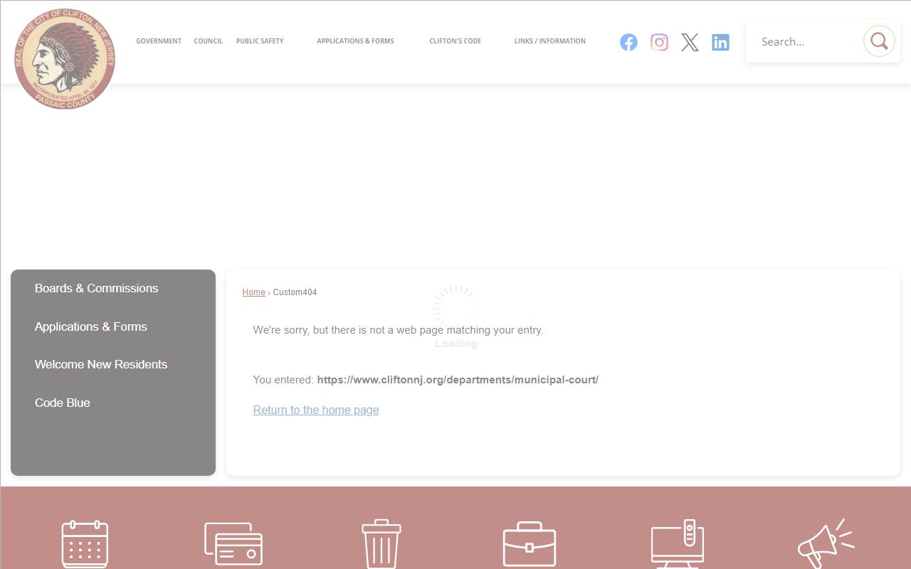 Clifton bankruptcy records information