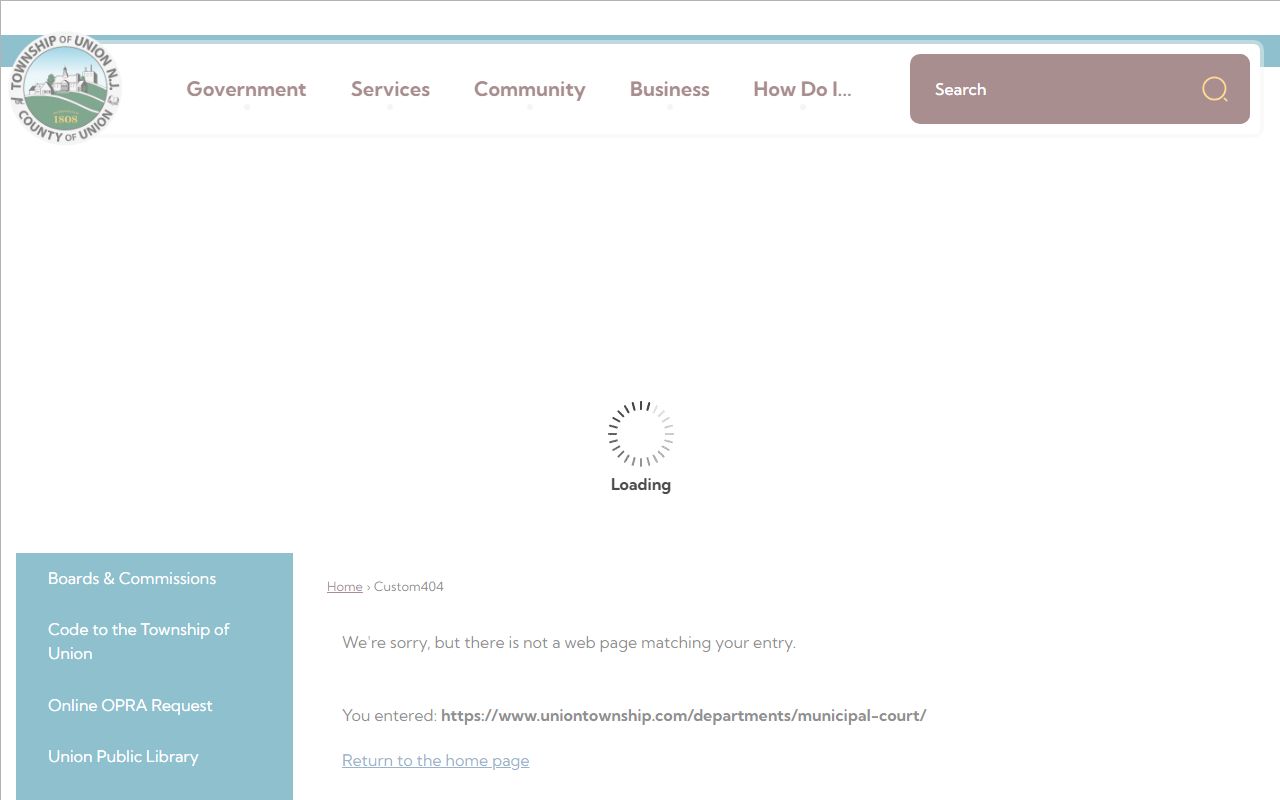 Union Township bankruptcy records resources