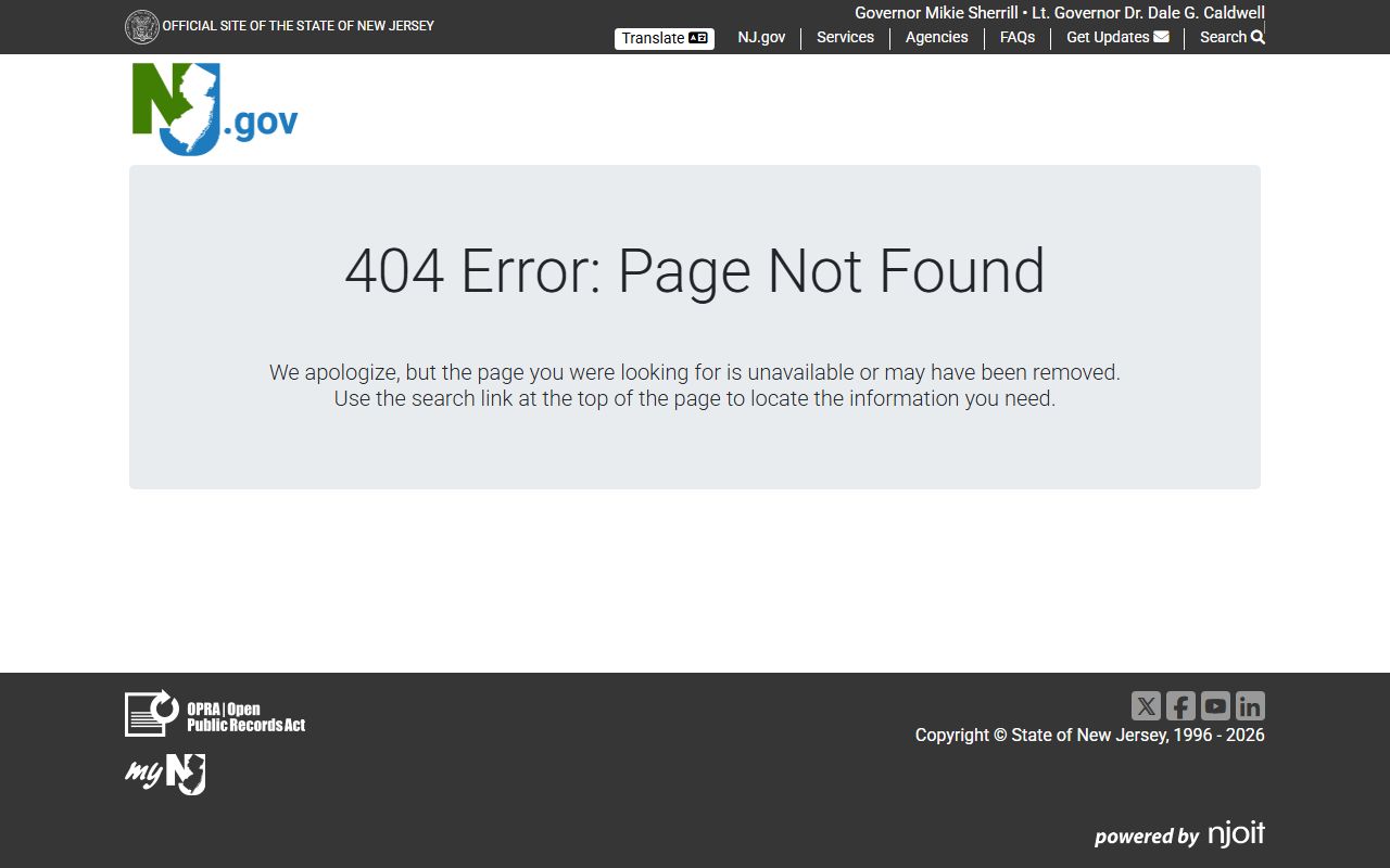 New Jersey bankruptcy records court information